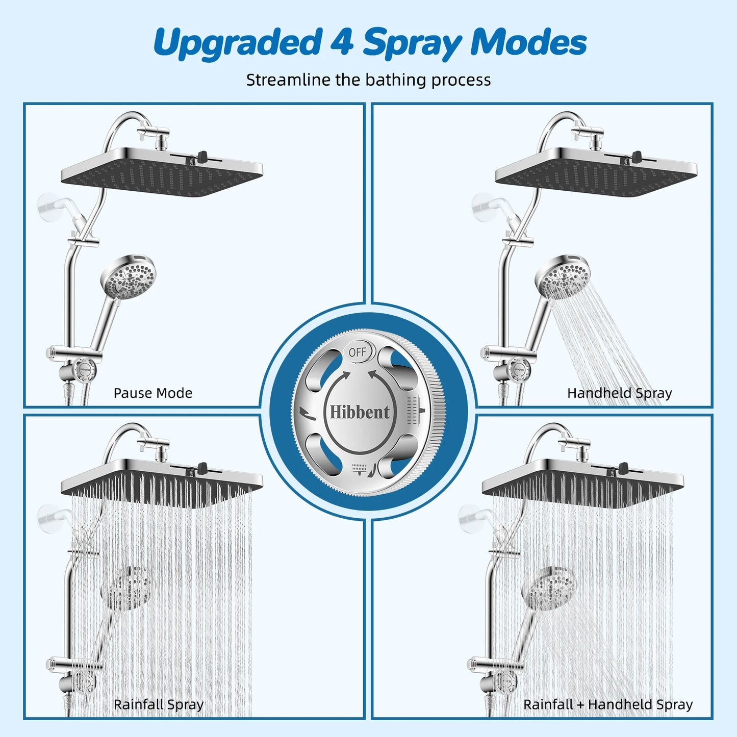 PowerStream High-Flow Shower Combo Deluxe